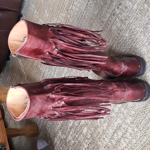 Bedstu leather fringe boots - Picture 8 of 14